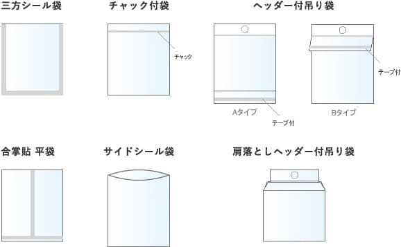 グラビア印刷加工メニュー